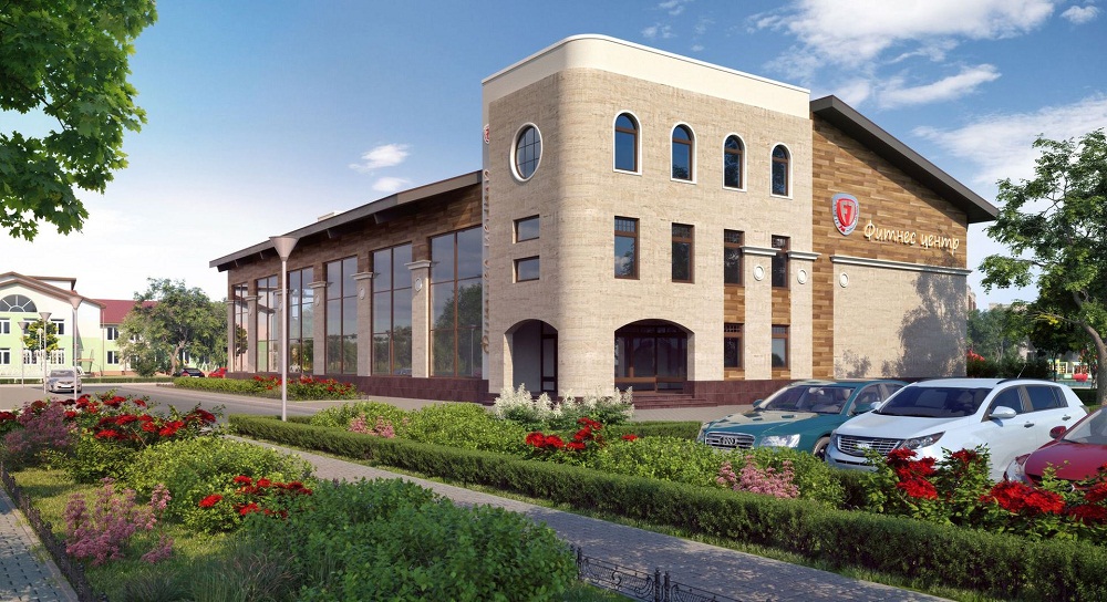 фитнес центр в жилом комплексе акваполис